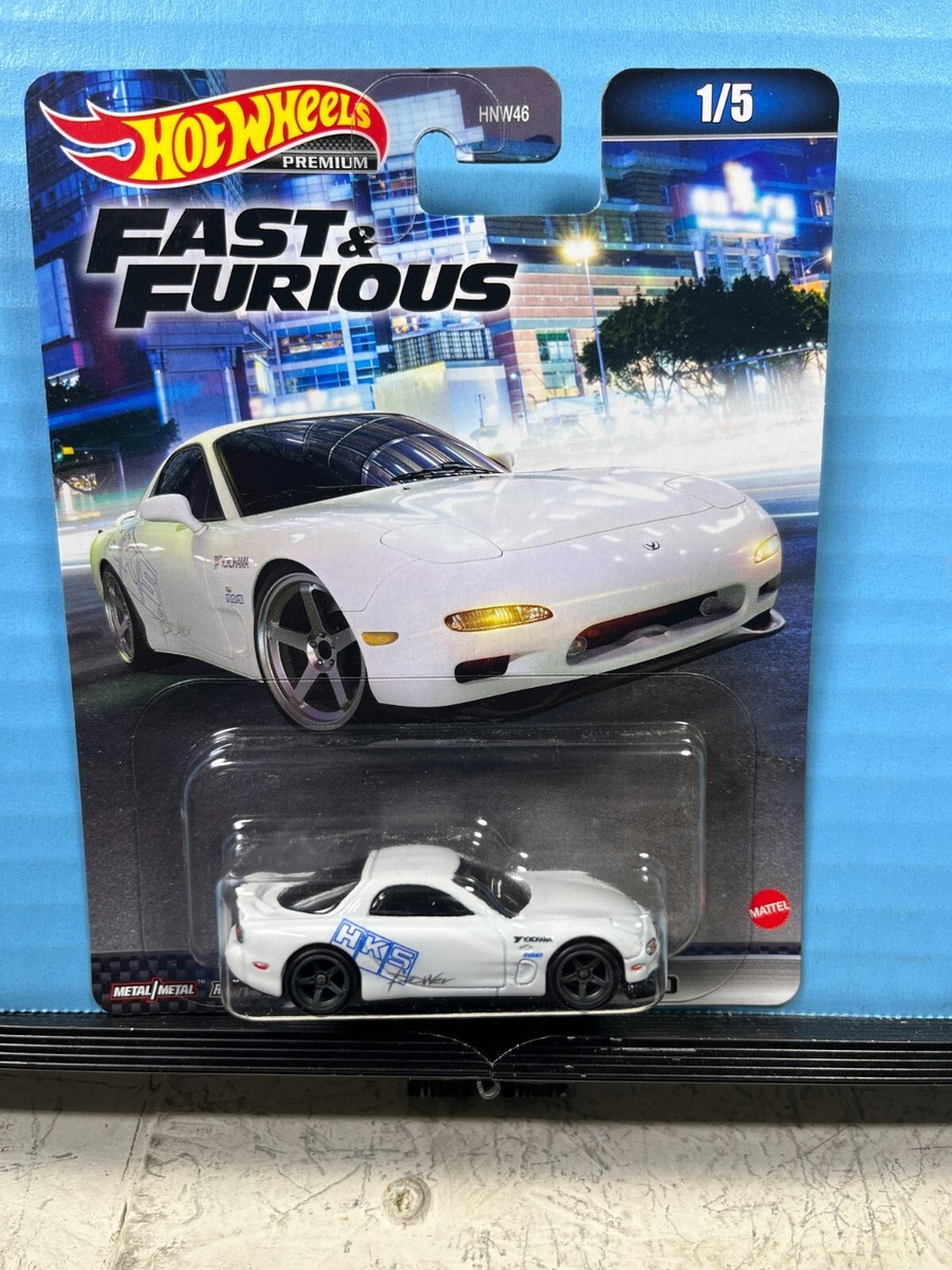 1/64 HOT WHEELS FAST & FURIOUS MAZDA RX-7 FD WHITE 1/5 | eBay