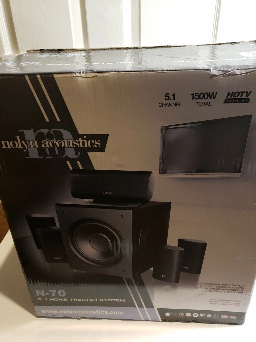 Nolyn acoustics 5.1 hotsell home theater system