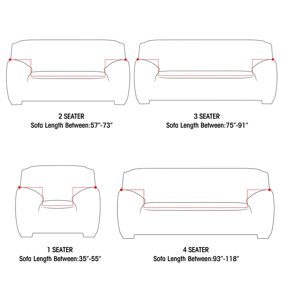 Защитные чехлы с принтом на диван из спандекса эластичные чехлы на диван мебель - Изображение 2 из 4
