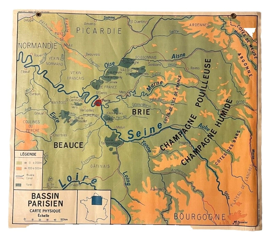 Vintage Original Europe School Maps