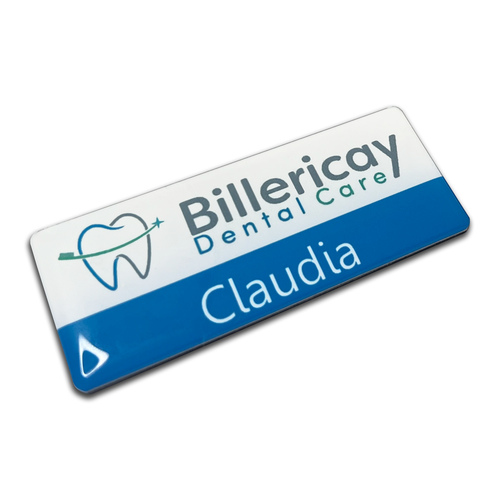 Premium Domed Personalised Logo Name Badge Nursery Pre-School College University - Picture 9 of 12
