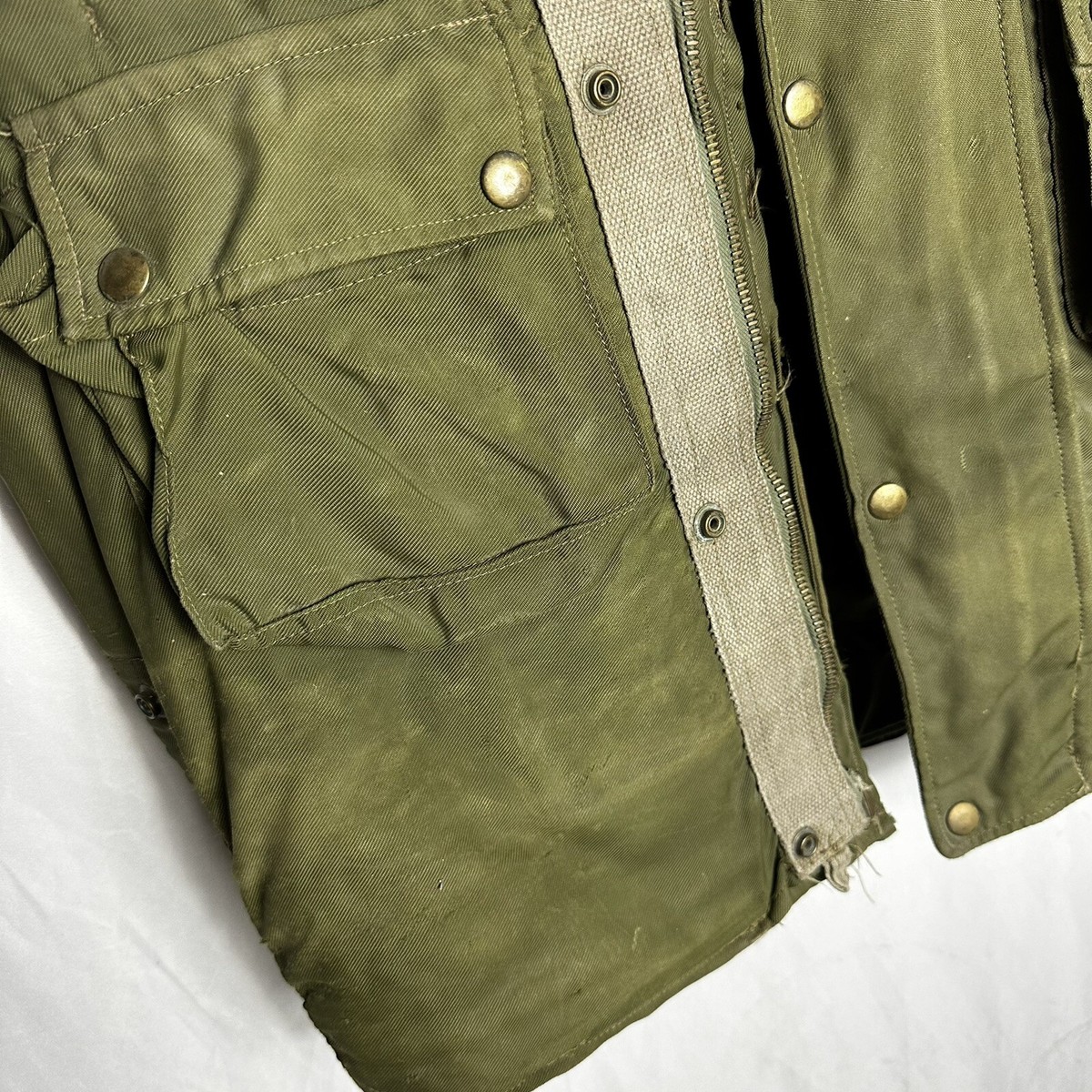 VINTAGE - ▪️50’s【FRANCE】ARMY VEST Army Vest Original French Military Issued Flak Surplus