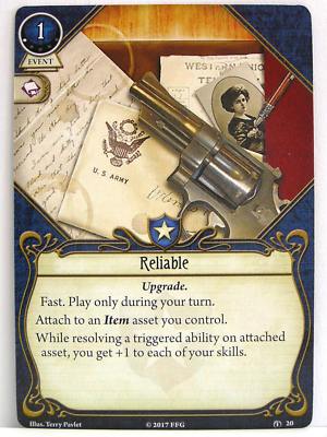 Arkham Horror - 1x #020 Reliable - The Forgotten Age