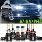 For Chevy Malibu Limited 2016 6X LED Headlight Bulbs High Low Beam Fog Light A++