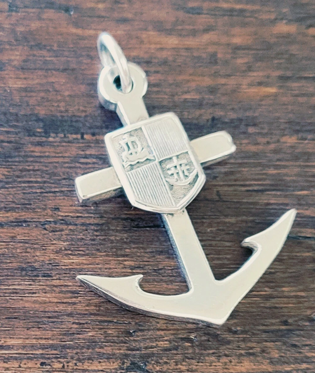 James Avery Nautical Anchor Faith Pendant Large Size Unisex Neat
