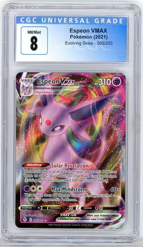 Espeon VMAX graded CGC 8 for sale on eBay