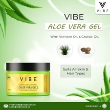 AloeVera 100% Organic Moisturizing, Hydrating Soothing Gel For All Skin and Hair