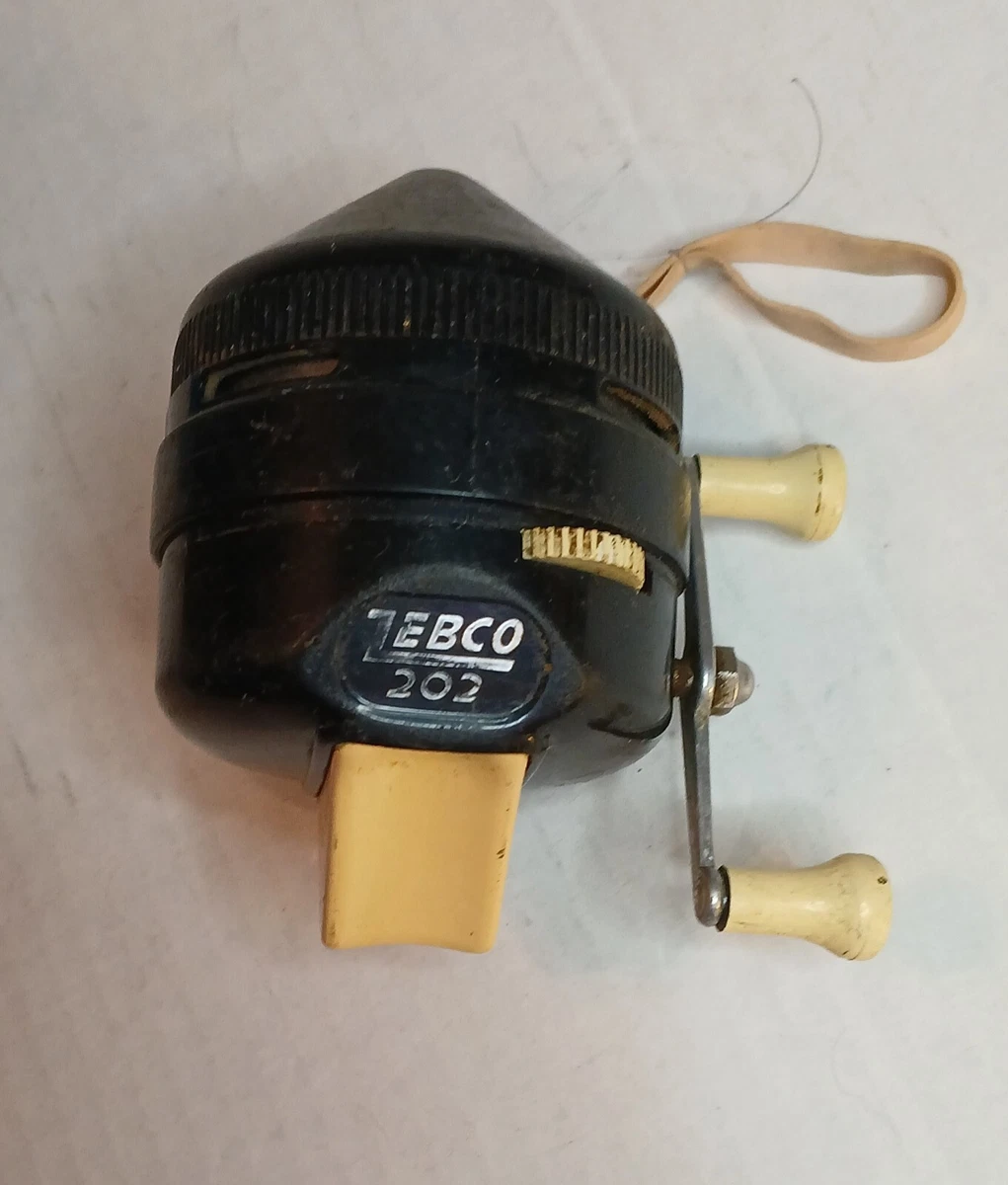Moulinet De Pêche Vintage Zebco 202 - Fabriqué Aux États-Unis - Eau Douce
