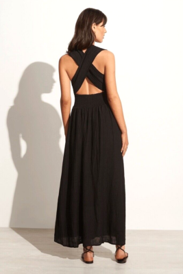 faithfull the brand tropiques maxi dress Tropiques Maxi Dress (Black)