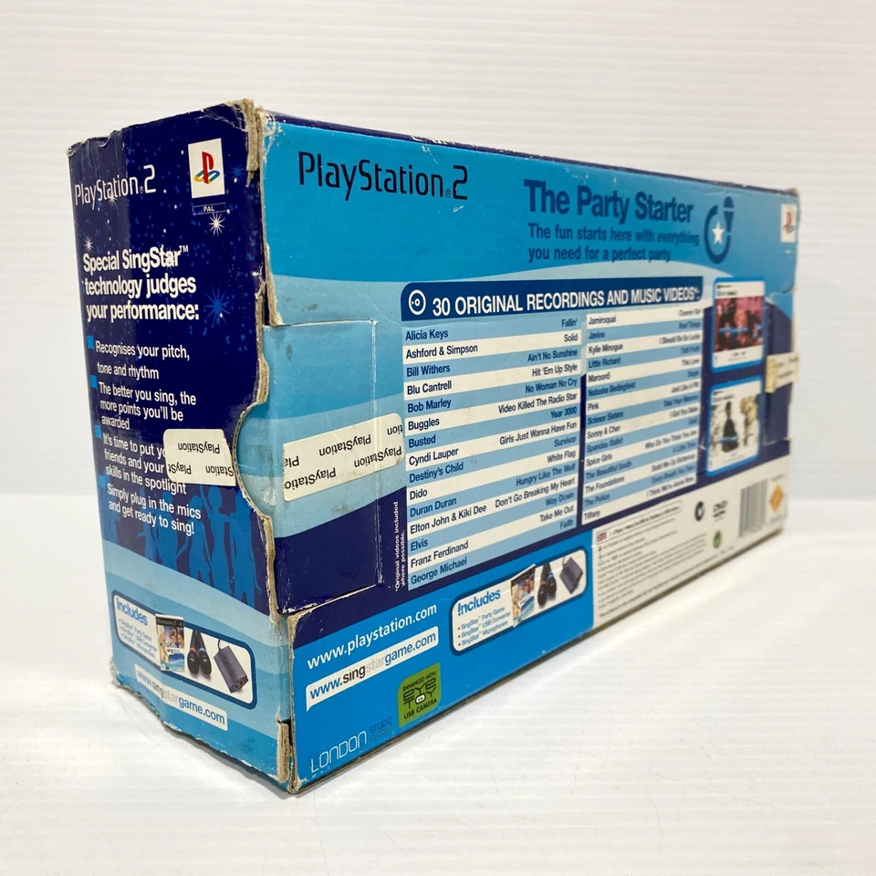 Singstar Party + Microphones & Box - PS2 - Tested & Working - Free Postage - Image 4 of 4