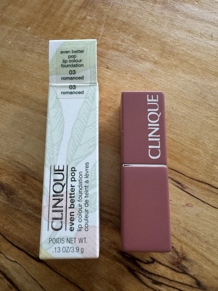Clinique Even Better Pop Lip Colour Foundation 03 ROMANCED New - Image 2 of 4