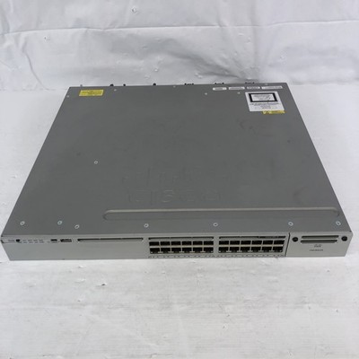 Cisco WS-C3850-24T-E 24x 10/100/1000 Ethernet 4x 1Gig SFP port  2x PWR-C1-350WAC