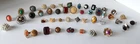 Vintage~ Lot Of 45~ Costume Jewelry Ring Lot~ Gold Silver Tone~  Cocktail~