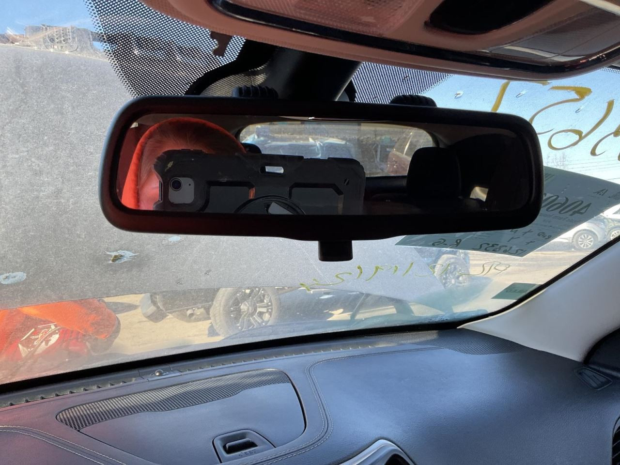 Manual Dimming Rear View Mirror with Compass for 14-17 Sedan 200 4799640