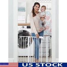 38.5-Inch Wide Walk Thru Baby Gate Extension Kit Pressure Mount Kit Wall Cups