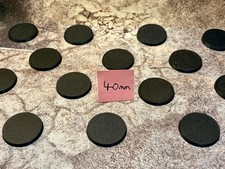 Round Bases 40mm Miniature Models Wargaming Warhammer 40K AoS Games Workshop