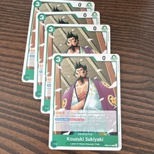 Bandai One Piece Card Game Kouzuki Sukiyaki EB04-014 x4 Regular English