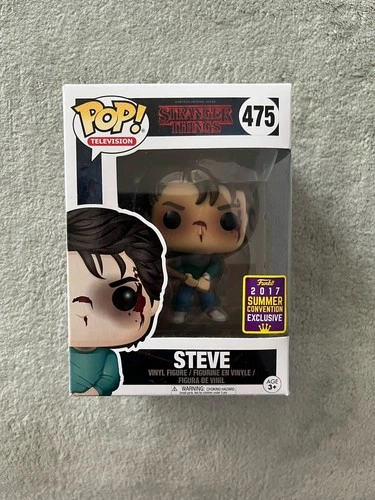 Funko Pop Stranger Things Steve #475 2017 Summer Convention Exclusive Never Open