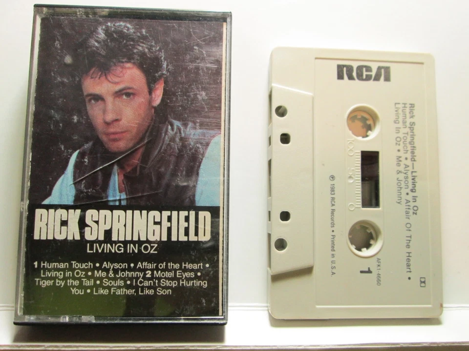 Cassette Tape 1983 - Rick Springfield - Living In Oz - Image 2 of 4