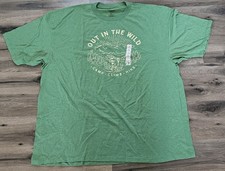 Sonoma Mens Short Sleeve Green Out In The Wild Graphic T Shirt Size 4xb