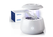 Ultrasonic Retainer Cleaner Machine 48KHZ Denture and Aligner Cleaning Pod for M