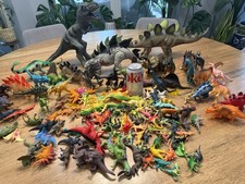 Lot 9lbs 140 Dinosaur Figures Prehistoric Toys Jurassic Tracker, Maidenheads