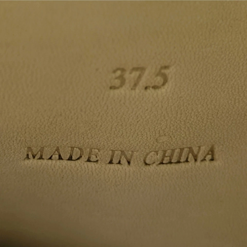 Zapatos Rag & Bone Mules Blanco Mujer 37.5 Cuero Gamuza Tostado Tachonado Tacones Sin Cordones Foto 3 de 4