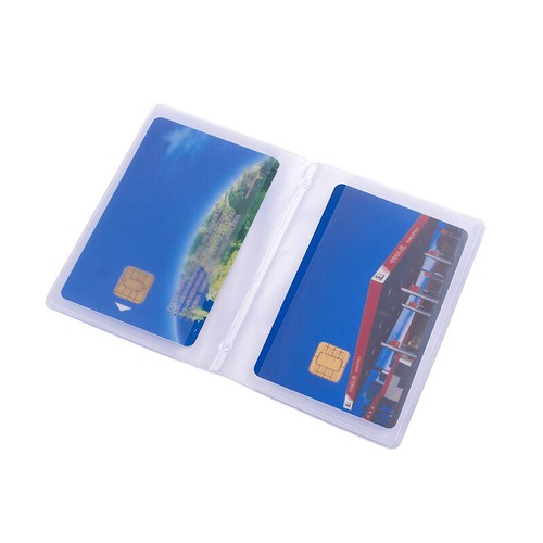 10 Page 20 Card, Credit Card or Picture Plastic Holder Inside Bag -Wallet Insert - Picture 6 of 12