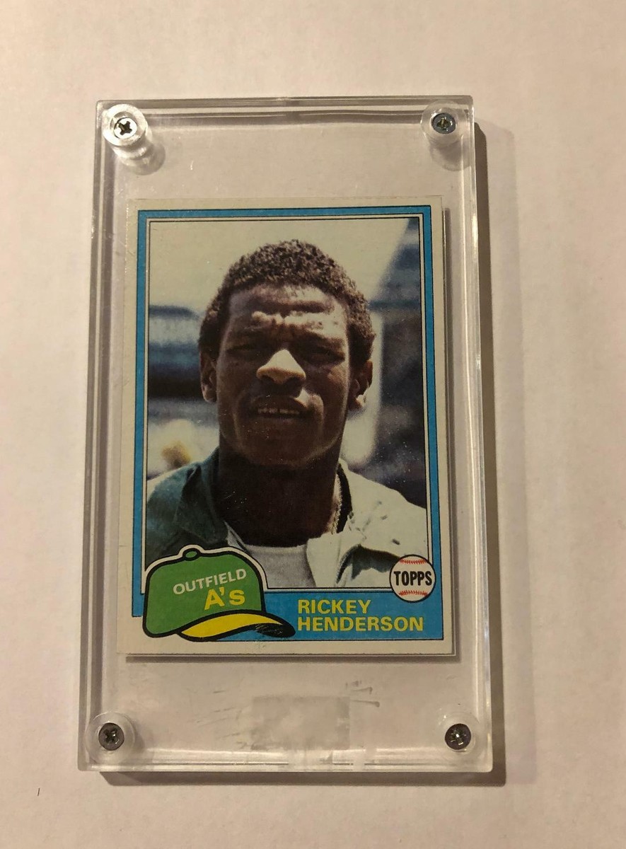 1981 TOPPS CARD #261 RICKEY HENDERSON OAKLAND A'S BASEBALL CARD | eBay
