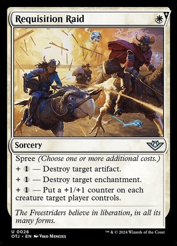 *MtG: 4x Requisition Raid - Outlaws of Thunder Junction UC - magicman-europe*