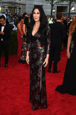 Cher at the China Through The Looking Glass Costume Institute Bene - Old Photo 2
