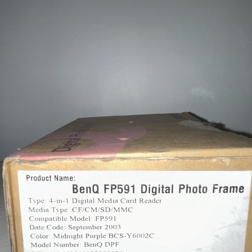 BENQ DIGITAL PHOTO FRAME PICTURE FP591 - Picture 6 of 6