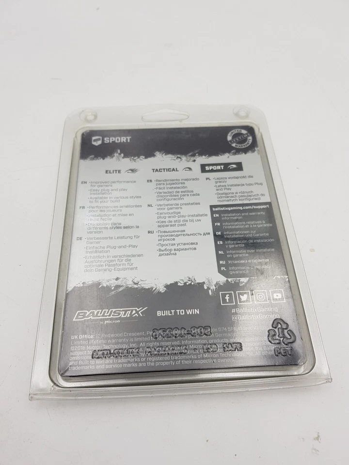 Micron Ballistix DDR4 2400MHz 4GB (1x4GB) SODIMM Laptop Gaming Memory. - Image 2 of 2