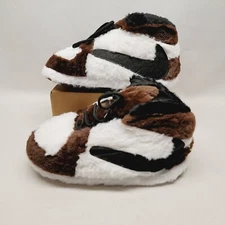 Nike Air Jordan 1 Mocha Style Comfy Unisex Plush Slippers One Size Fits Most