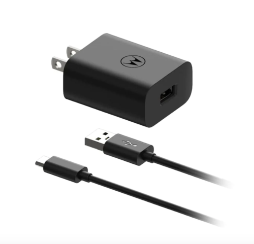 Original OEM Motorola TurboPower 20W Fast Charger with USB-A to USB-C Cable - Picture 1 of 6