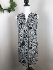 Loft Womens Shift Dress Size Small Tropical Vacation Travel Beach Relaxed EUC
