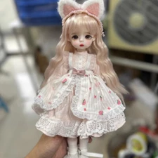 1/6 BJD Doll Girl SD Ball Jointed Dolls Face Makeup Clothes Full Set Gift Toy