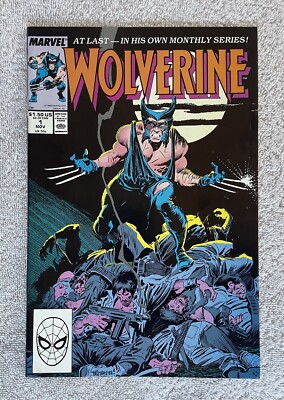 Wolverine 1 1st Wolverine as Patch 1988 Marvel Comics