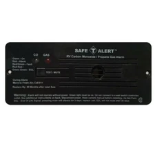 NEW! Safe-T-Alert 35-742-BL Black Flush Mount Propane/Carbon Monoxide Gas Alarm