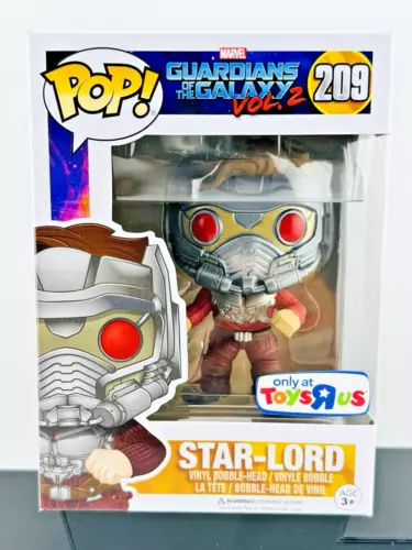 Funko Pop! Marvel Guardians of the Galaxy Vol 2 Star-Lord Figure - ToysRus Excl