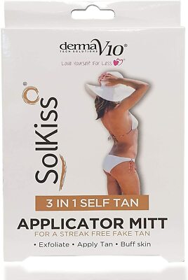 DermaVio - SolKiss - 3 in 1 Self Tan - Applicator Mitt