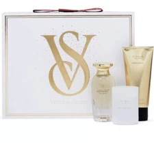 Victoria’s Secret Heavenly 3 Piece Luxe Fragrance Gift Set 1.7 Oz Eau De Parfum