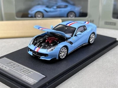Little Toy 1/64 Scale Ferrari F12 TDF Blue Diecast Car Model Toy