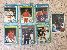 1979 1980 Topps NHL Trading cards McEwen Carroll Hamel Fogolin Marcotte Dudley