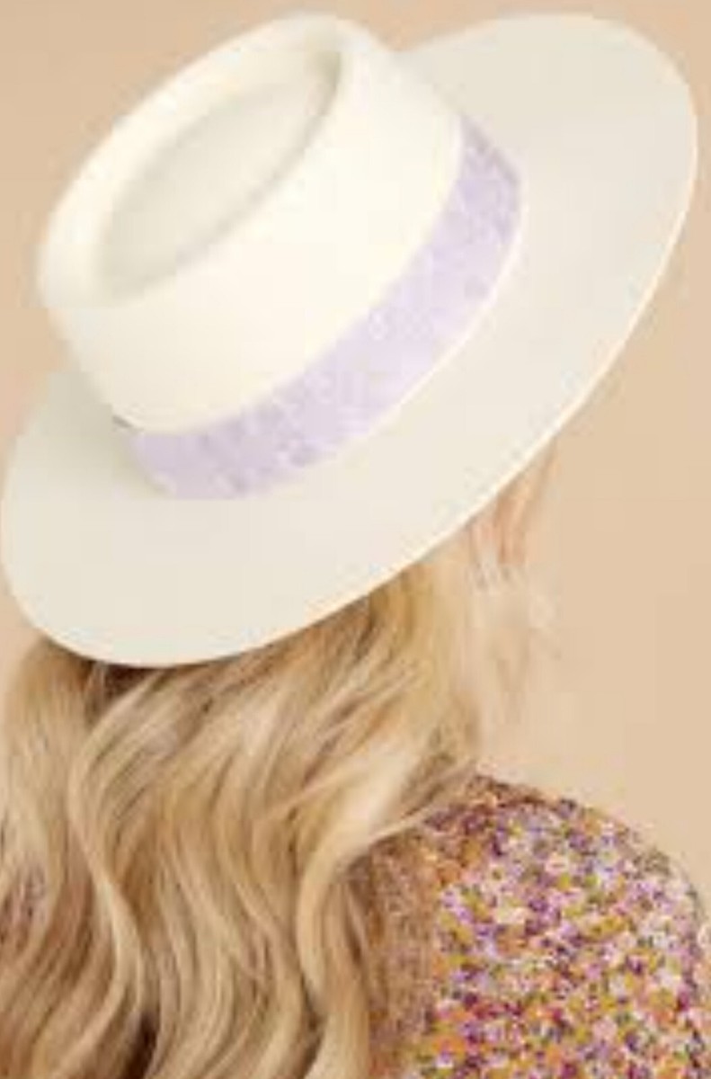Lack of Color Lavender Lolita Boater Australian 100% Laine  display picture 1