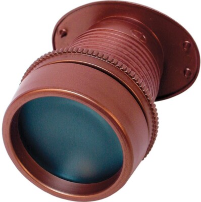 Wide Angle Peephole Door Viewer Door Scope 1 3/4'' View Bronze