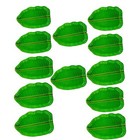 Melamine Banana Leaf Snacks Small Plate, 12 piece