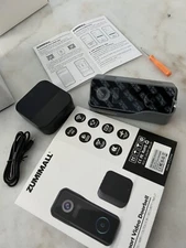 ZUMIMALL 2K FHD Doorbell Camera Wireless, WiFi Video Doorbell Camera with Chime,