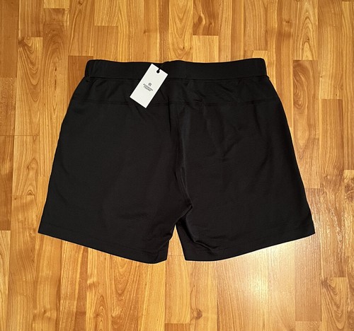 NEW MEN'S REIGNING CHAMP SOLOTEX MESH SHORT 6" HEATHER BLACK MADE IN CANADA - Picture 2 of 9