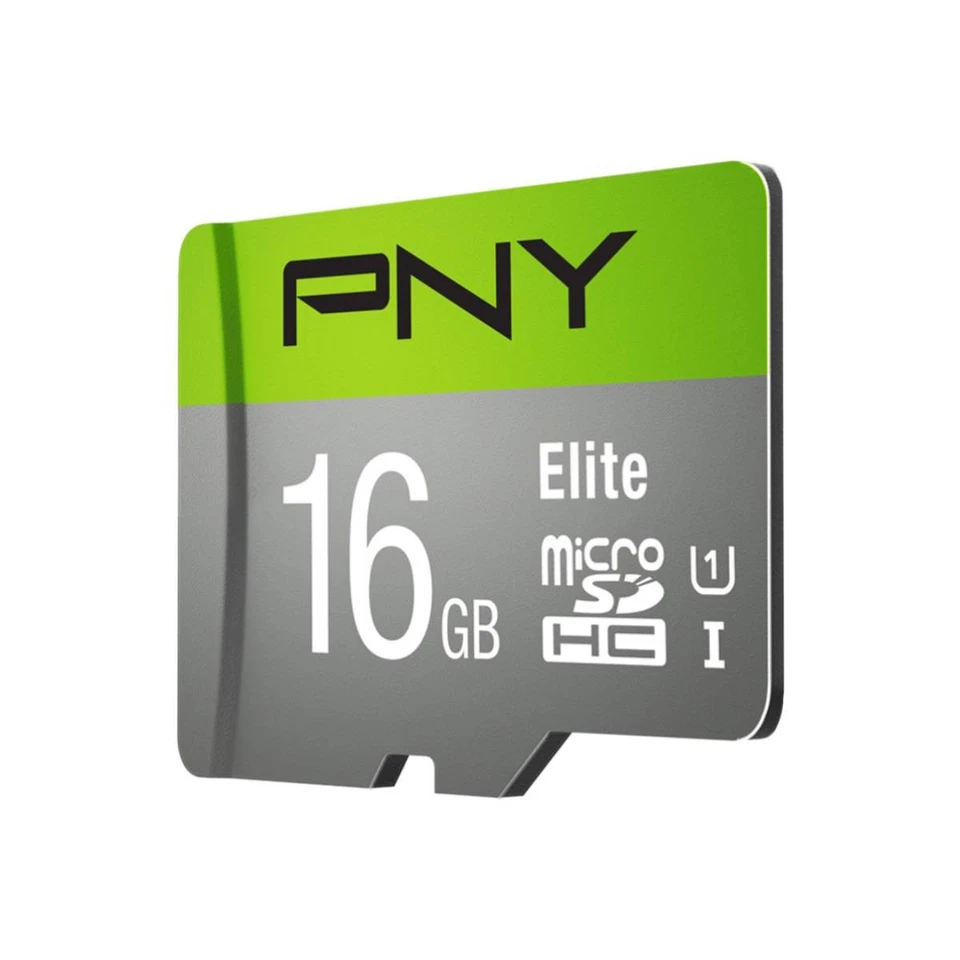 PNY MicroSD Memory Card 100 Mb/s Elite Performance Class 10 16GB, Grey - Image 2 of 2